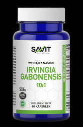 Irvingia Gabonensis Seed Extract 10:1 60 Kapseln SAVIT NUTRITION